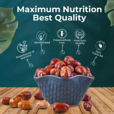 NutroVally Zahidi Dates 400g Premium Natural Khajoor nutrovally zahidi dates