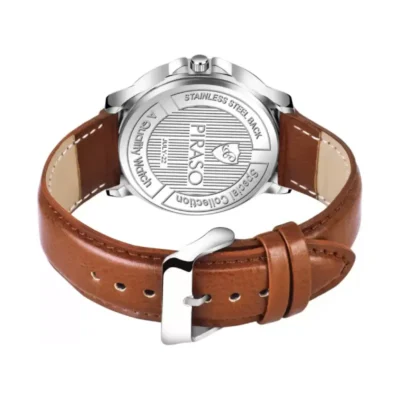 PIRASO 2047 Turquoise Dial Brown Strap Men’s Watch piraso 2047 turquoise dial mens watch