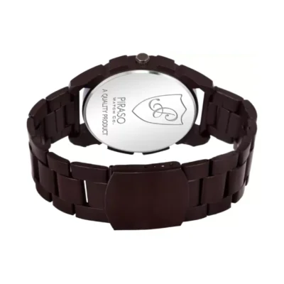 piraso d&d 12 brown chain mens watch