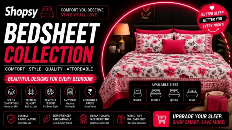 Shopsy Bedsheet