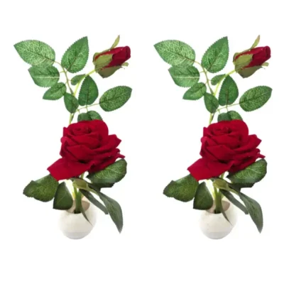 Shopsy Artificial Rose Plants with Pots