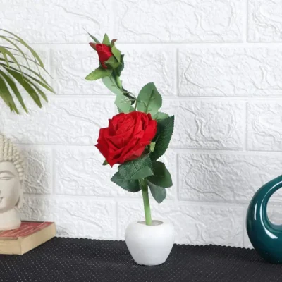 Shopsy Artificial Rose Plants with Pots