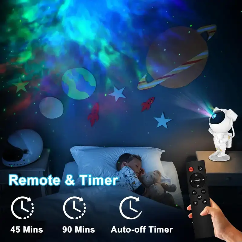 Shopsy Astronaut Galaxy Projector Night Light with Remote - Multicolor Shopsy Astronaut Galaxy Projector Night Light