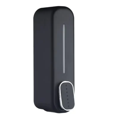 Shopsy Wall-Mounted Black Soap Dispenser