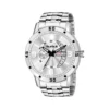 hmxt 48 day date silver mens analog watch