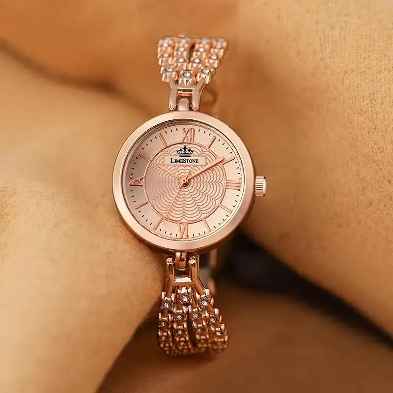 LIMESTONE LS1504 Rose Gold Luxury Women’s Watch limestone ls1504 rose gold womens watch