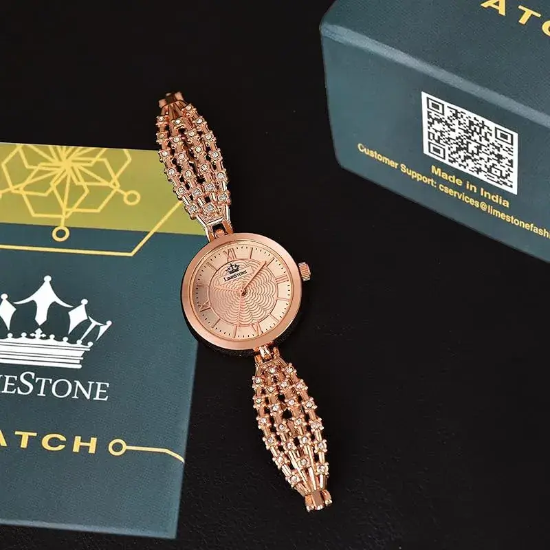 LIMESTONE LS1504 Rose Gold Luxury Women’s Watch limestone ls1504 rose gold womens watch