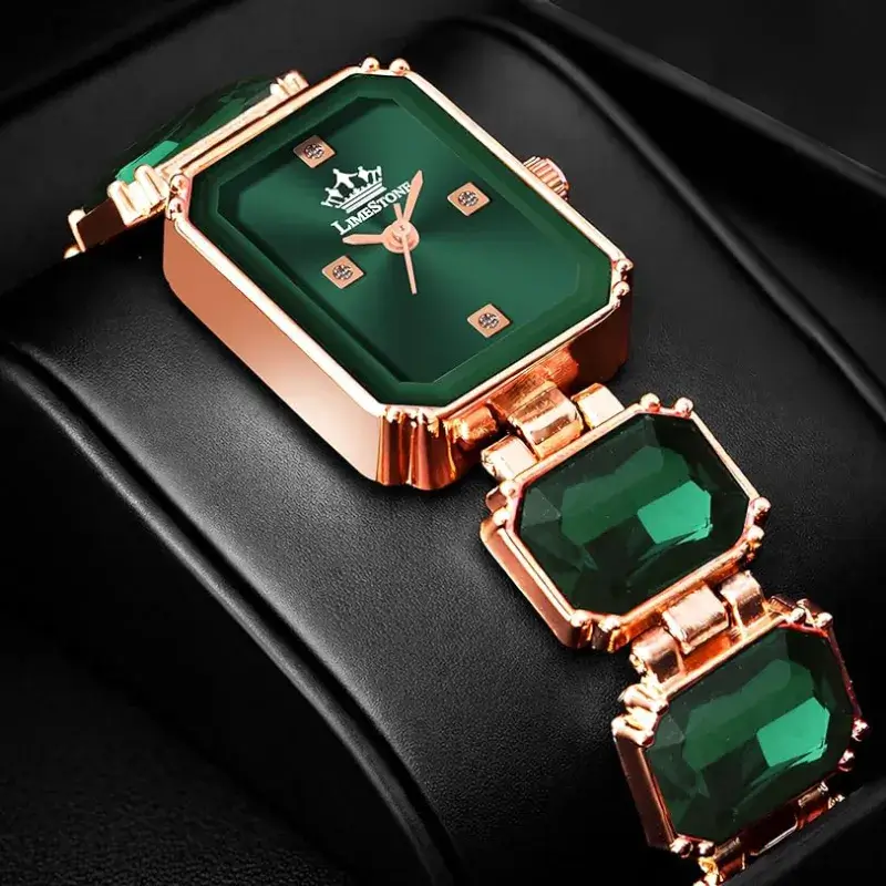 LIMESTONE LS1517 Green Dial Rose Gold Women’s Watch limestone ls1517 green dial womens watch