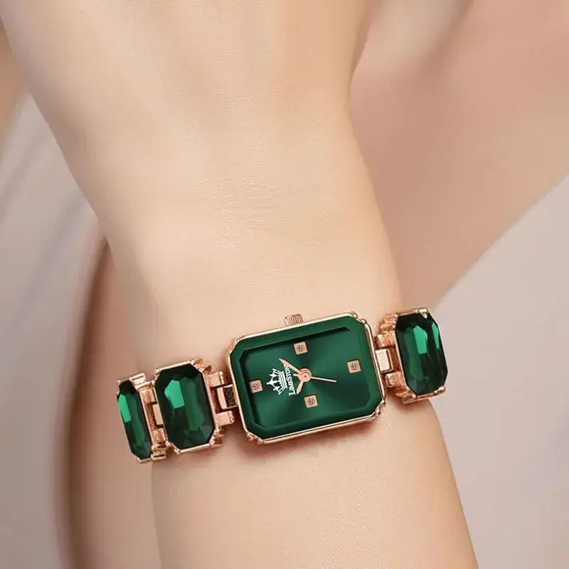 LIMESTONE LS1517 Green Dial Rose Gold Women’s Watch limestone ls1517 green dial womens watch