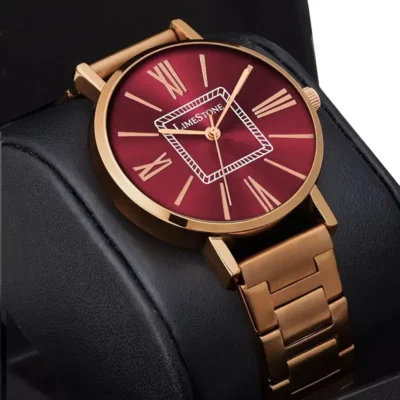 limestone ls1522 brown dial womens watch