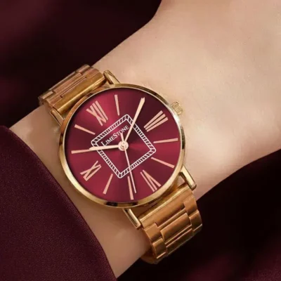 LIMESTONE LS1522 Brown Dial Rose Gold Women’s Watch limestone ls1522 brown dial womens watch