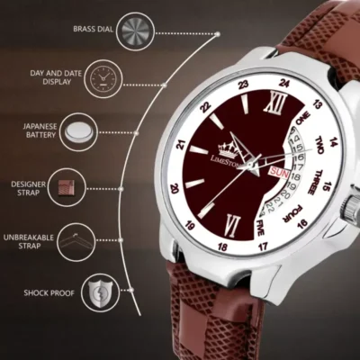LIMESTONE LS2881 Brown & White Dial Men’s Watch limestone ls2881 brown white dial mens watch