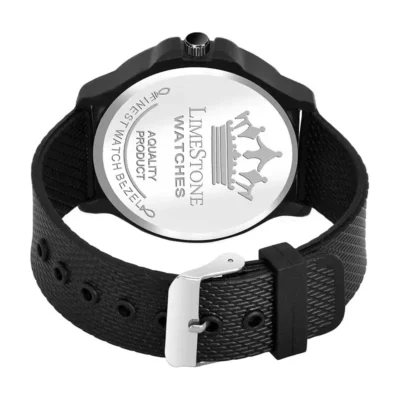 LIMESTONE LS2917 Black Dial Day & Date Men’s Watch limestone ls2917 day date black mens watch