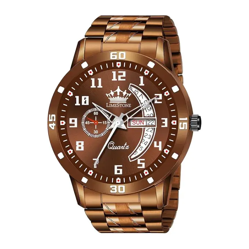 LIMESTONE LS3043 Brown Dial Brown Chain Men’s Watch limestone ls3043 brown chain mens watch