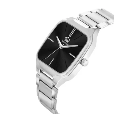 limestone ls3317 black square dial mens watch