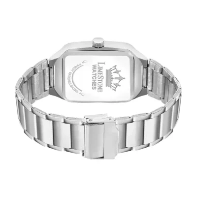 limestone ls3317 black square dial mens watch