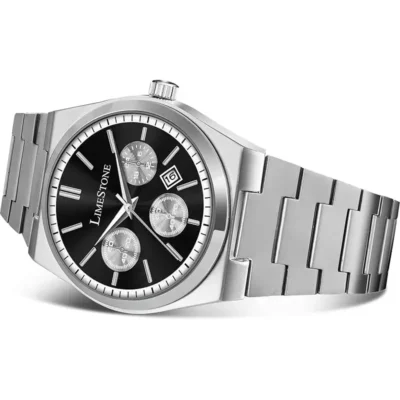 limestone tsot109 black dial mens watch
