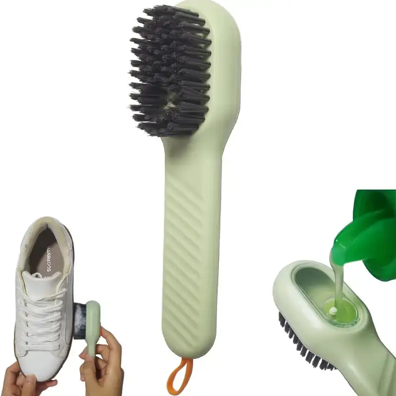 Shopsy Multifunctional Liquid Shoe Brush with Soap Dispenser Shopsy Multifunctional Liquid Shoe Brush with Soap Dispenser