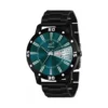 piraso 2038 turquoise dial black chain watch