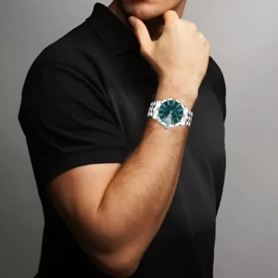 PIRASO 2038 Turquoise Dial Silver Chain Men’s Watch piraso 2038 turquoise dial silver chain watch