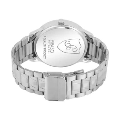 PIRASO 2038-WH White Dial Silver Chain Men’s Watch piraso 2038-wh white dial silver chain watch