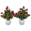 Shopsy Red Cherry Artificial Bonsai Plants