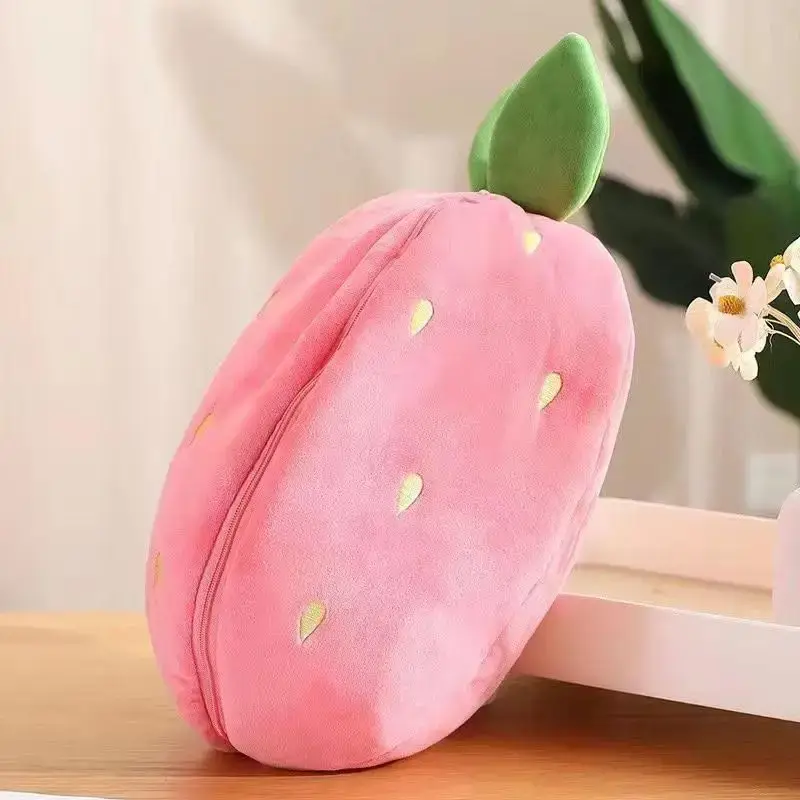 Shopsy Reversible Strawberry/Rabbit Plush Toy - Pink Shopsy Rabbit Plush Toy