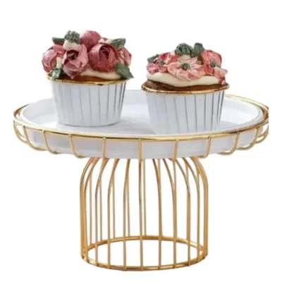 Shopsy Round Metal Cake Stand