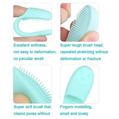 Shopsy Silicone Face Cleanser Brush Set