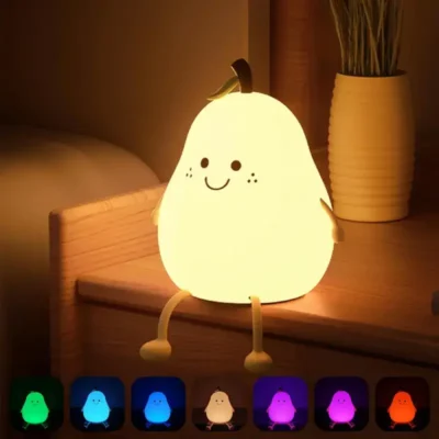 Shopsy Silicone Pear Night Lamp