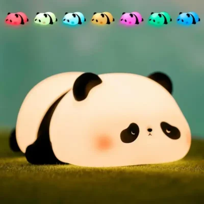 Shopsy Sleeping Panda Silicone Night Light