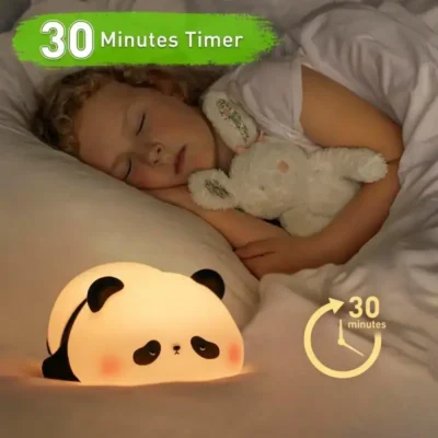 Shopsy Sleeping Panda Silicone Night Light