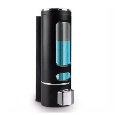 Shopsy Wall-Mounted Black Soap Dispenser