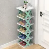 Shopsy 6-Layer Stackable Plastic Shoe Rack