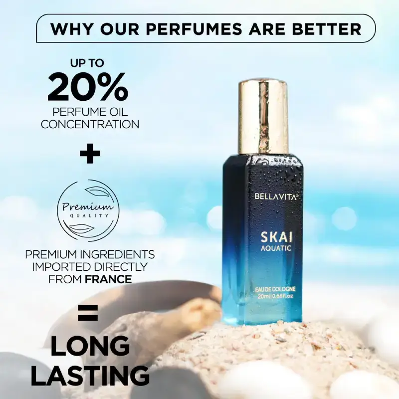 Bella Vita Luxury Skai Aquatic Unisex EDC - 20ml Woody Fragrance Bella Vita Skai Aquatic EDC