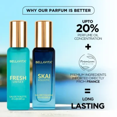 Bella Vita Luxury Unisex FRESH+SKAI Perfume Combo