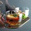 Shopsy Glass Coffee Mug with Handle