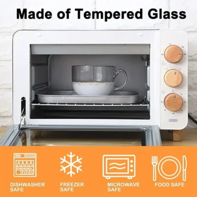 Shopsy 450ml Glass Coffee Mug with Handle - Clear, Pack of 1 Shopsy Glass Coffee Mug with Handle