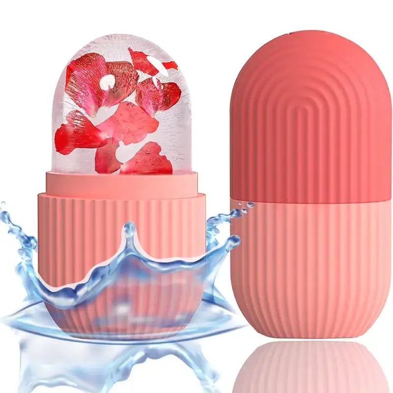 Shopsy Reusable Ice Roller Face Massager for Glowing Skin (Pack of 2) - Multi-color Shopsy Reusable Ice Roller Face Massager