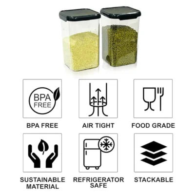 Shopsy Airtight Modular Plastic Storage Containers