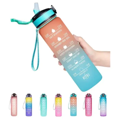 Shopsy Motivational Time Marker Sipper Water Bottle