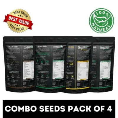 Nutritoz Chia, Flax, Pumpkin, and Sunflower Seeds Combo