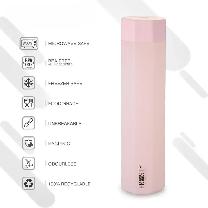 Shopsy Premium Octa Fridge Water Bottles with Mat Finish - 1L, Pack of 6, Multicolor Shopsy Premium Octa Fridge Water Bottles