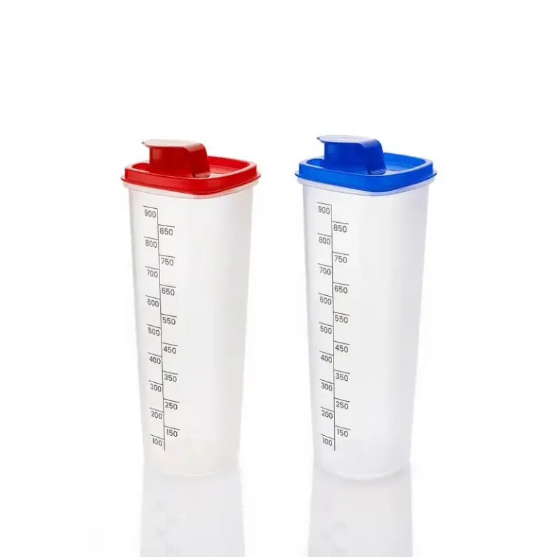 Shopsy 1000ml BPA-Free Plastic Oil Dispenser Set of 2 - Multicolor Shopsy Plastic Oil Dispenser