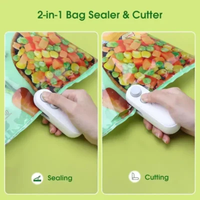 Shopsy Portable Mini 2-in-1 Bag Sealer