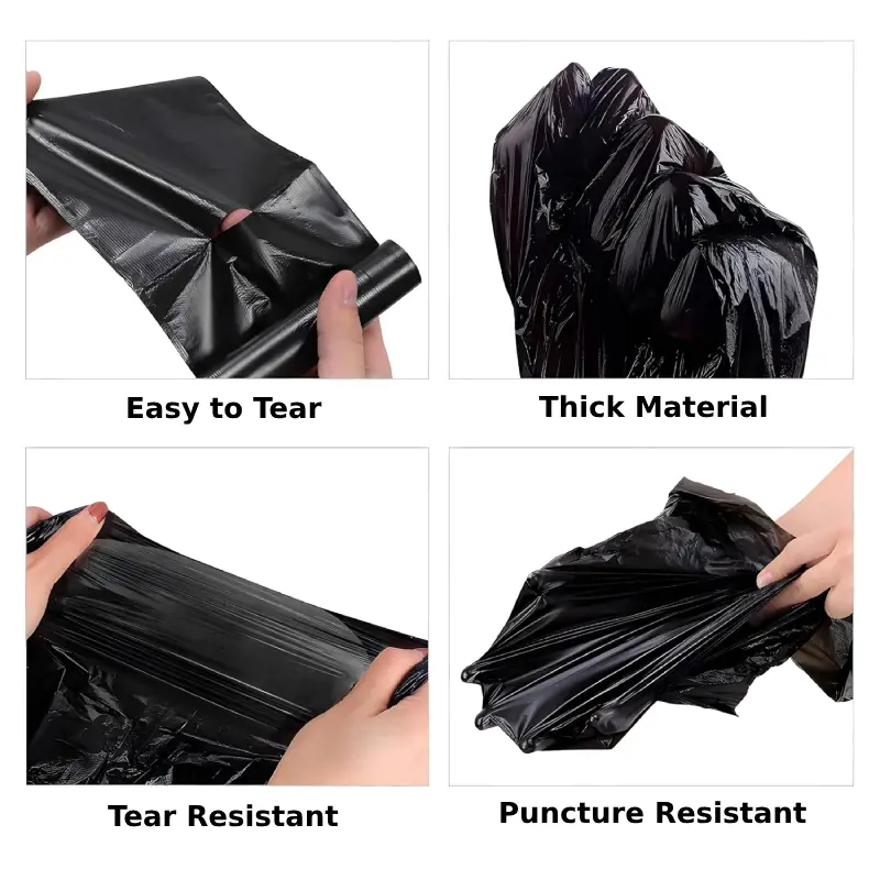 Shopsy Premium Biodegradable Garbage Bags 19 x 21 Inches - 120 Bags (4 Rolls) Shopsy Premium Biodegradable Garbage Bags