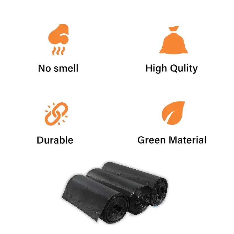 Shopsy Premium Biodegradable Garbage Bags 19 x 21 Inches - 120 Bags (4 Rolls) Shopsy Premium Biodegradable Garbage Bags