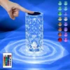 Shopsy Rose Crystal LED Table Lamp