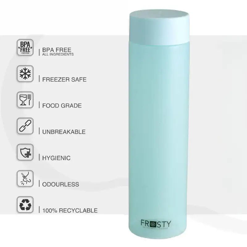 Shopsy Premium Round Fridge Water Bottles with Mat Finish - 1L, Pack of 6, Multicolor Shopsy Premium Round Fridge Water Bottles