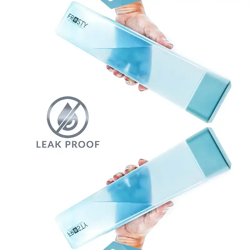Shopsy Premium Square Fridge Water Bottles with Mat Finish - 1L, Pack of 6, Multicolor Shopsy Premium Square Fridge Water Bottles